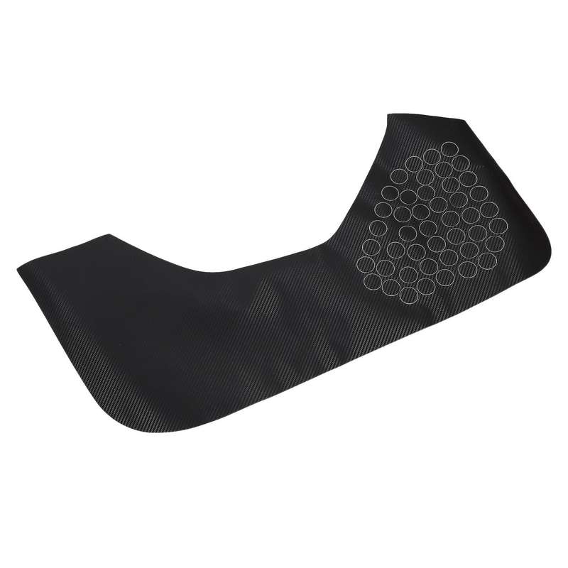 4Pcs Door Anti Kick Mat,Carbon Fiber Door Protector Anti-Kick Mat for Dust Proof Protection Car Inte