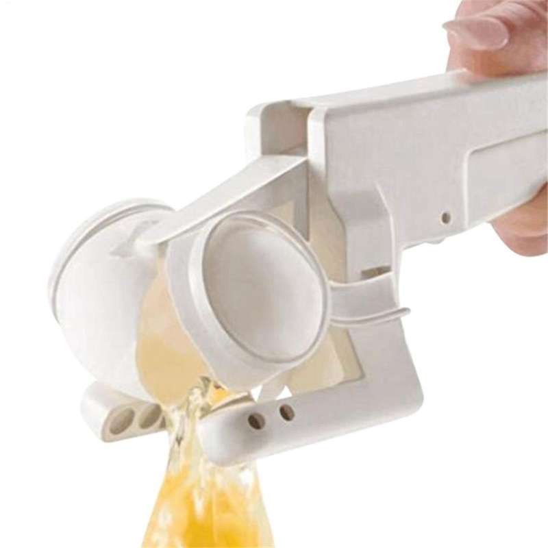 4PCS Egg Shell Cracker Handheld Plastic Egg Breaker Egg Opener Egg Separator Kitchen Gadget Tool