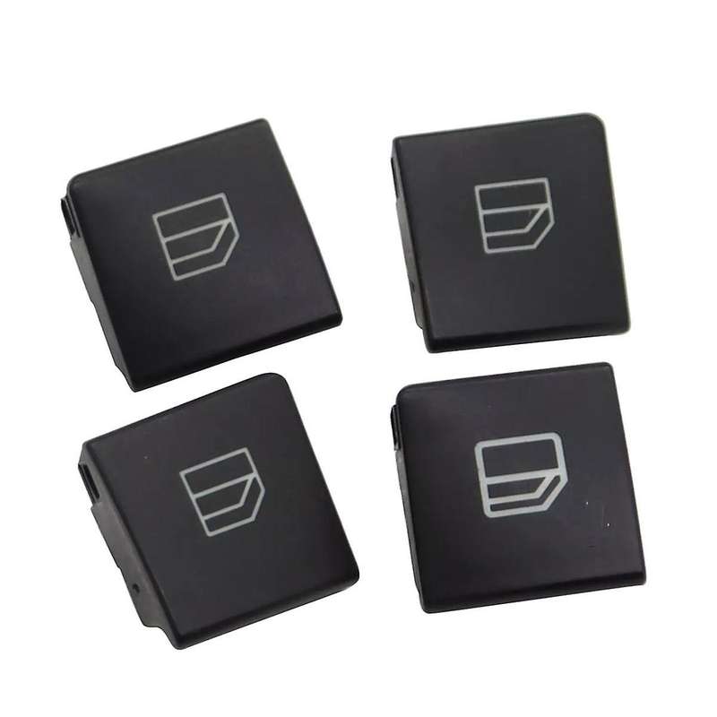 4Pcs Driver Window Switch Button Cover Cap 2049055402 A2049055402 for E- W212 09-16