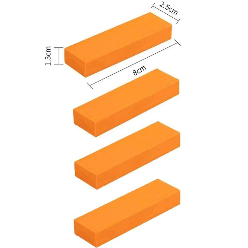4pcs Easy Limescale Eraser Bathroom Glass Rust Remover Rubber Household Kitchen Cleaning Tools Kitch