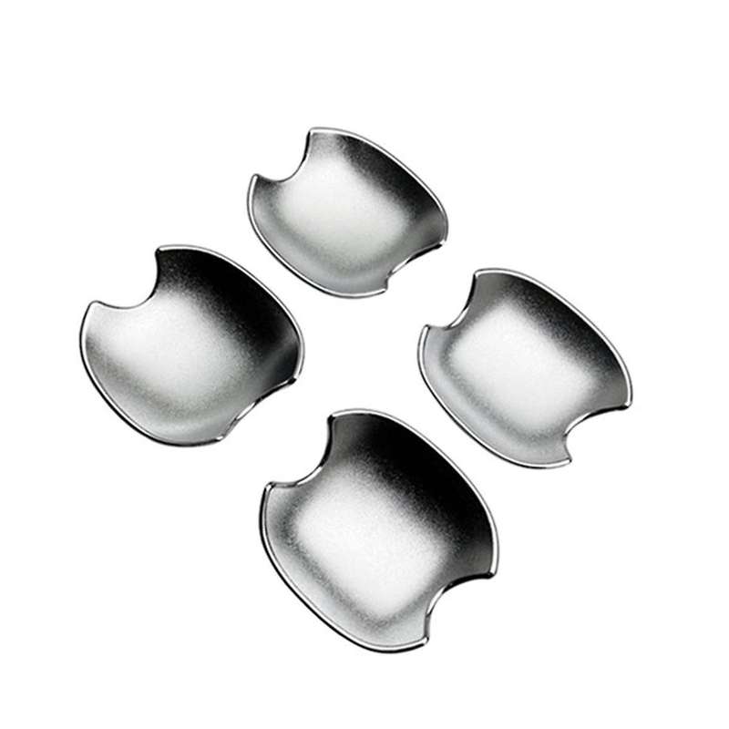 4pcs Exterior Door Handle Bowl Cover Chrome for Delica Mini 2023 2024 Door Outside Handle Trim Stic