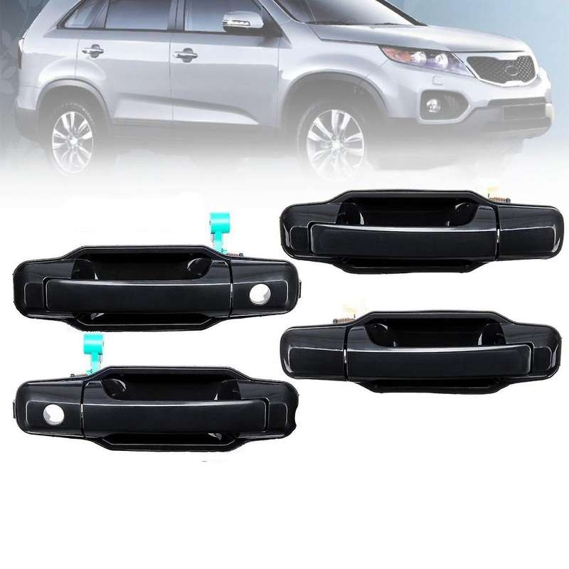 4pcs Exterior Door Handle for 03-09 82650-3e021 82660-3e021 836503e021 836603e021 Front Rear Left/ri