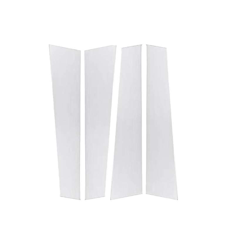 4pcs Exterior Window B Pillar Bright Strip Stickers for S Class 2021-2023 Center Post Aluminum Trim
