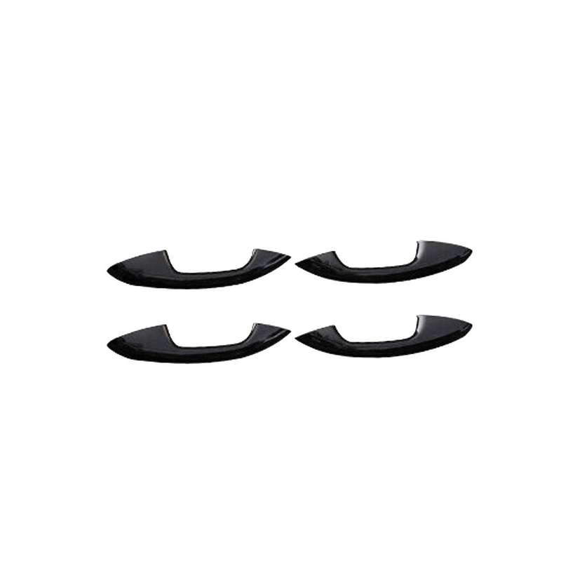 4Pcs Exterior Door Handle Trim Cover Stickers for C/ E/GLC// //GLS/CLA/GLA-Class Glossy Black