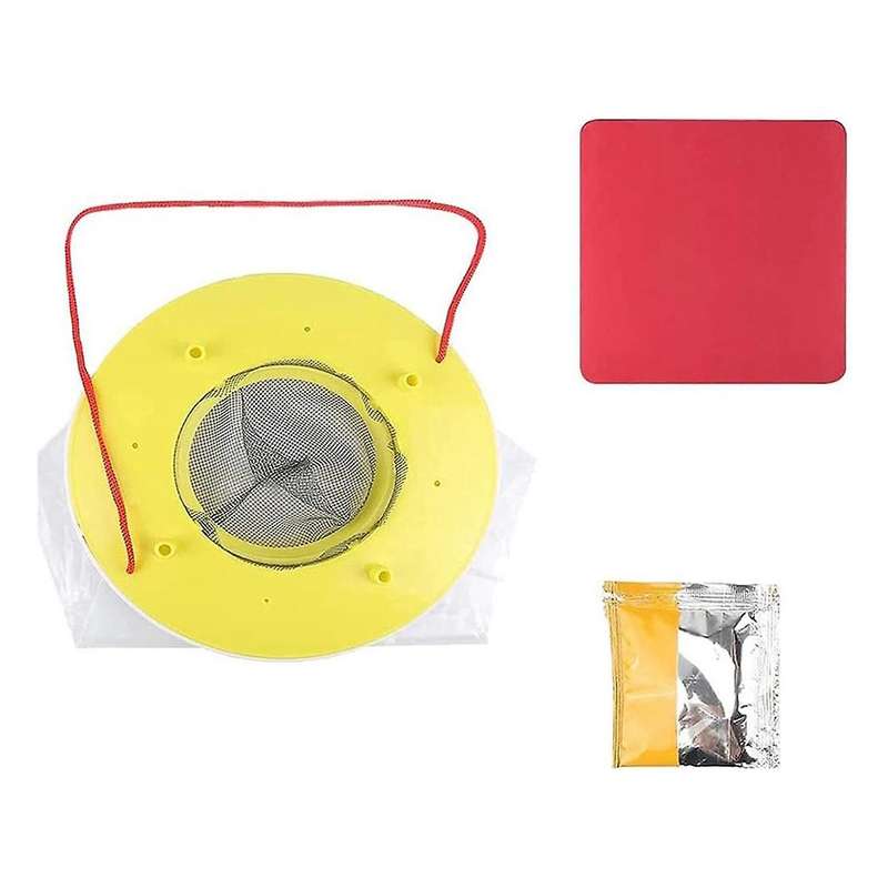 4pcs Fly Traps Outdoor Hanging Fly Catcher, Disposable Ranch Fly Trap Catcher Bag