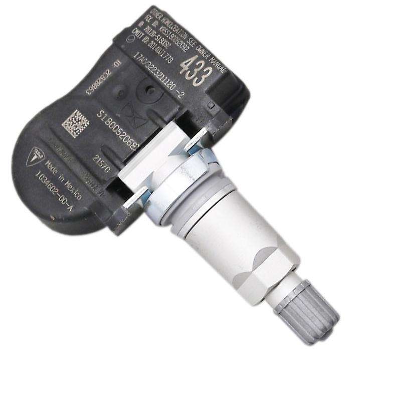 4Pcs for 2016-2023 Model X 433Mhz TPMS Sensor Tire Air Pressure Sensor 1034602-00-A