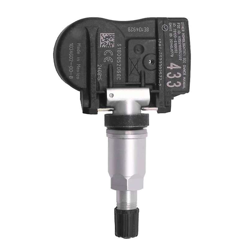 4Pcs for 2018-2027 Model S 433Mhz TPMS Sensor Tire Air Pressure Sensor 1074812-00-B