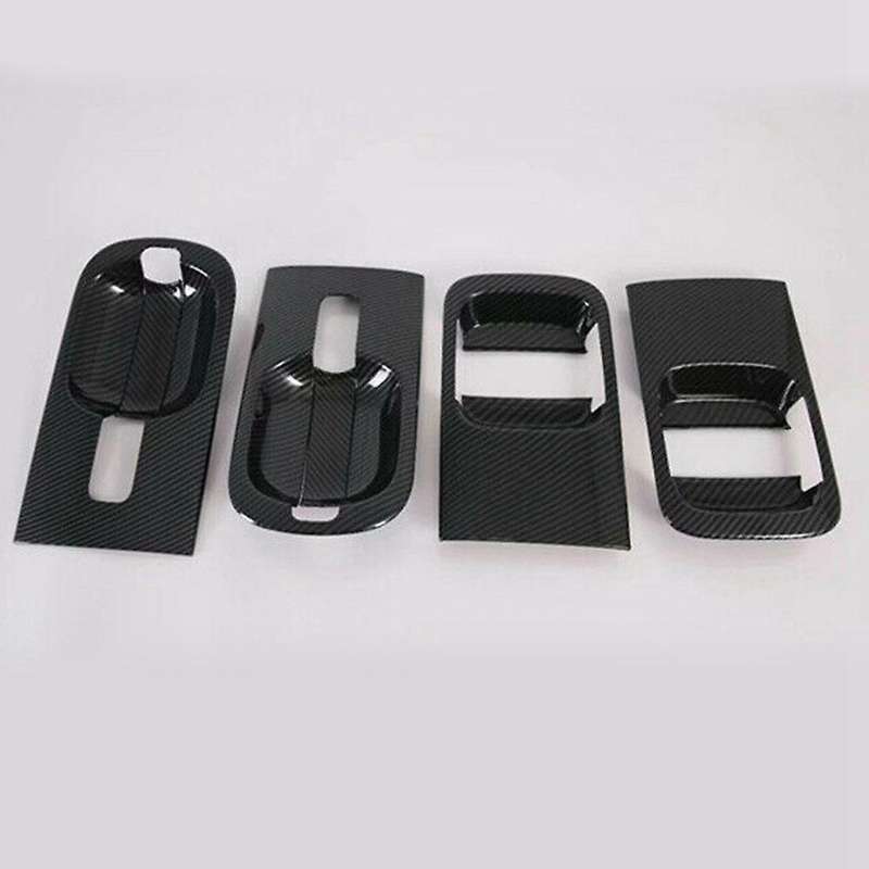 4Pcs for H1 Grand Starex I800 ILoad/ Carbon Fiber Style Door Outer Handle Cover Exterior Parts Auto