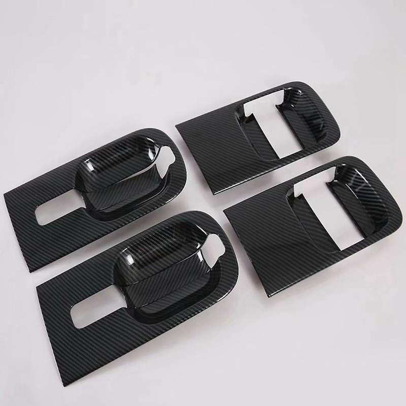 4Pcs for H1 Grand Starex I800 ILoad/ Carbon Fiber Style Door Outer Handle Cover Exterior Parts Auto