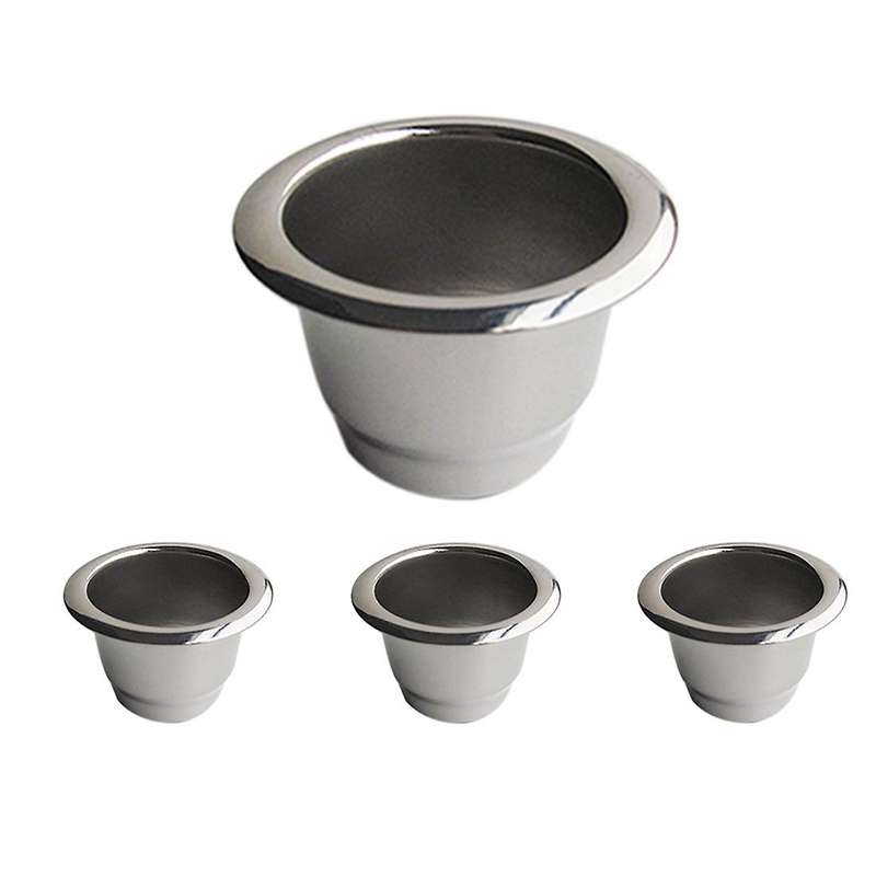 4Pcs for Stainless Steel Refillable Coffee Capsule Coffee Filter Reusable Coffee Pod Reusable Cafe