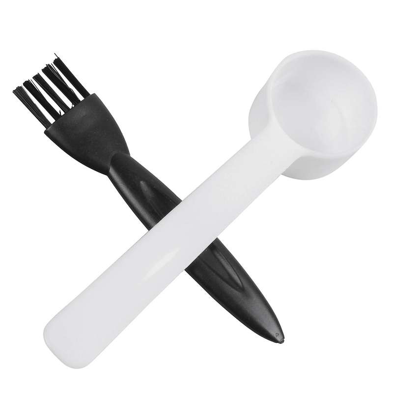 4pcs for Plsatic Refillable Coffee Capsule with Spoon Brush 200 Times Reusable Compatible For