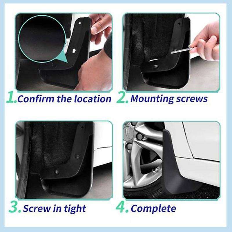 4PCS for X6 GO6 2020 2021 Mudguards Mud Flap Guard Splash Car Accessories Auto Styline Mudflaps Fron