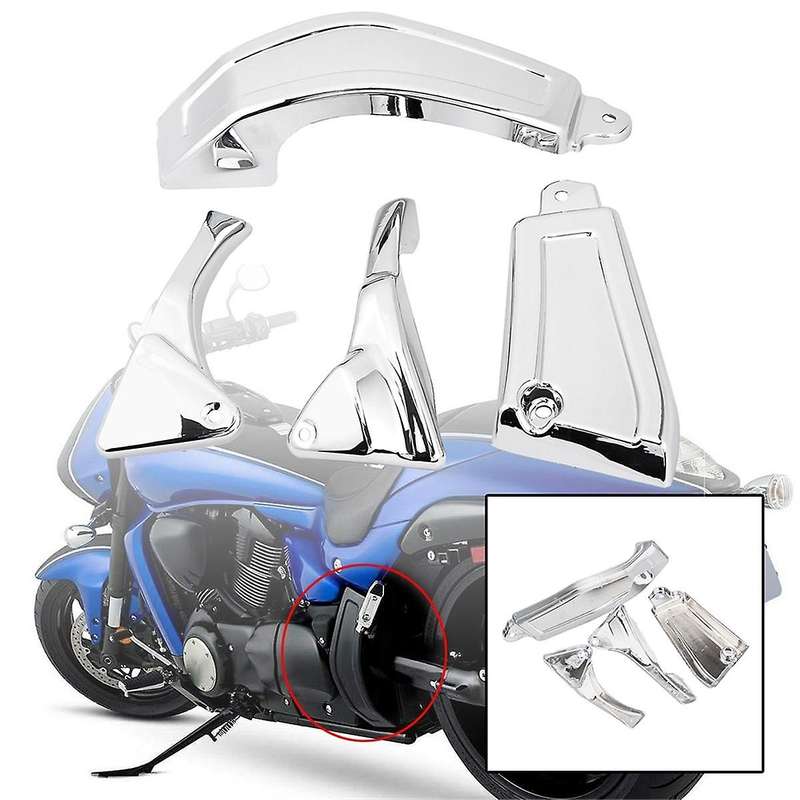 4PCS Frame Body Fairing Cover Chrome Motorcycle Look for All Year Boulevard M109 M109R M109RZ M109R