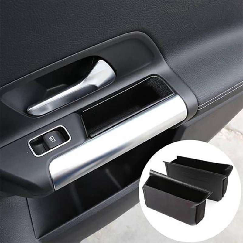 4pcs Front and Rear Door Handle Storage Box Fit for B W247 X247 2020 Car Interior Decor