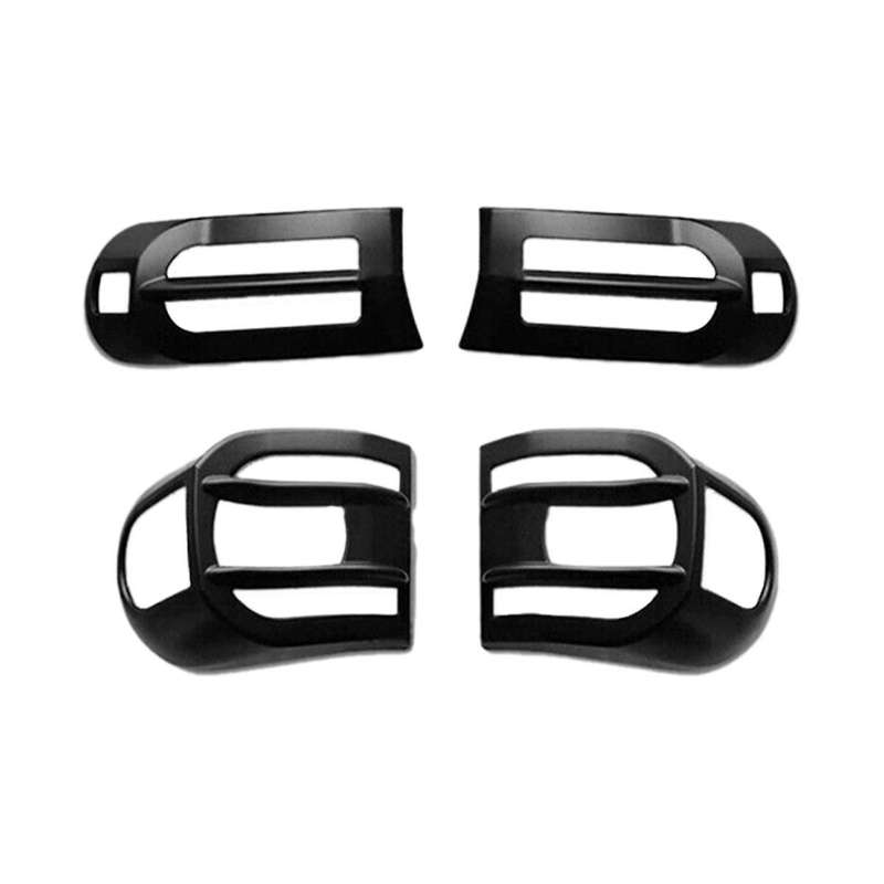 4pcs Front Fog Lamp Turn Signal Box Rear Taillight Protection Cover for Cruiser 2007-2020