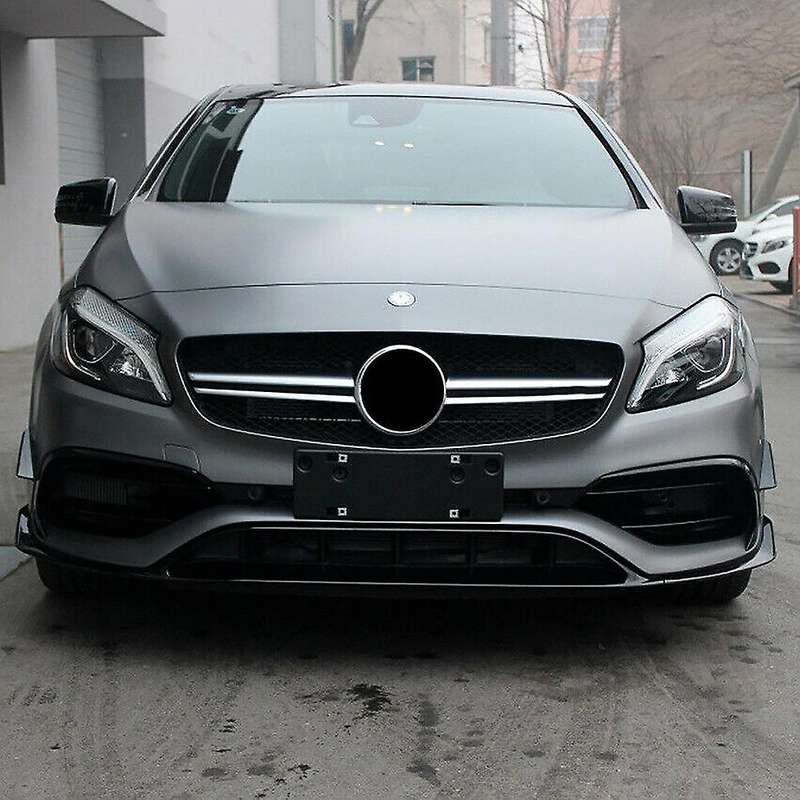 4pcs Front Bumper Side Fog Light Splitter Spoiler for A Class W176 A180 A200 A220 A250 A45 2016-201