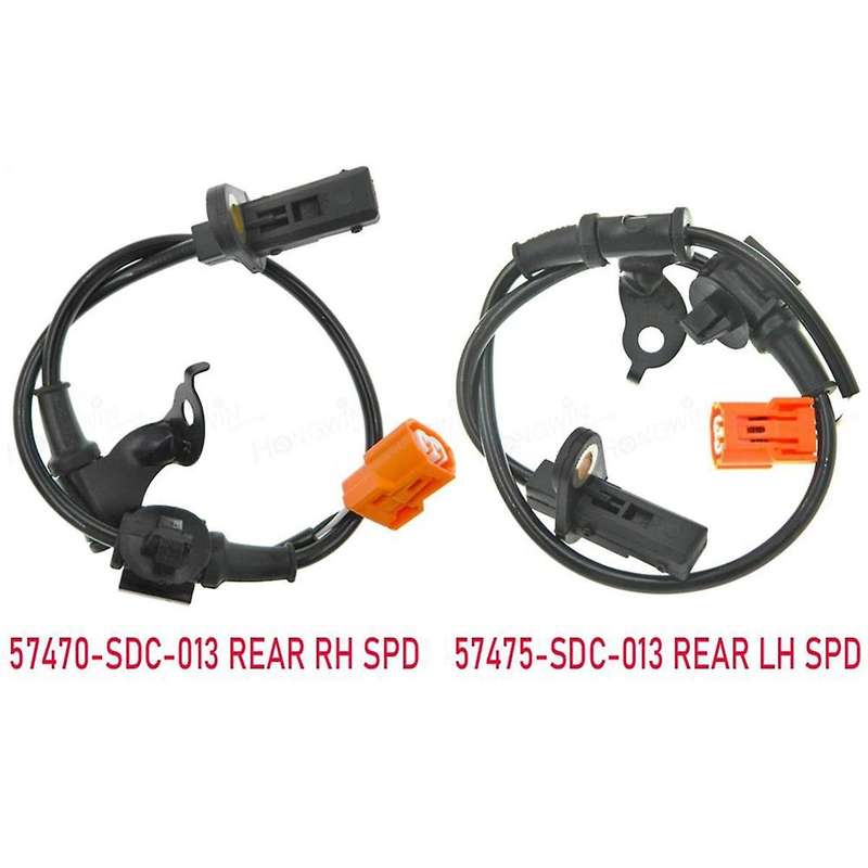 4pcs Front Rear Abs Wheel Speed Sensor 57455-sdc-013 57450-sdc-013 for Tsx 2004-2008 Accord 2003-200
