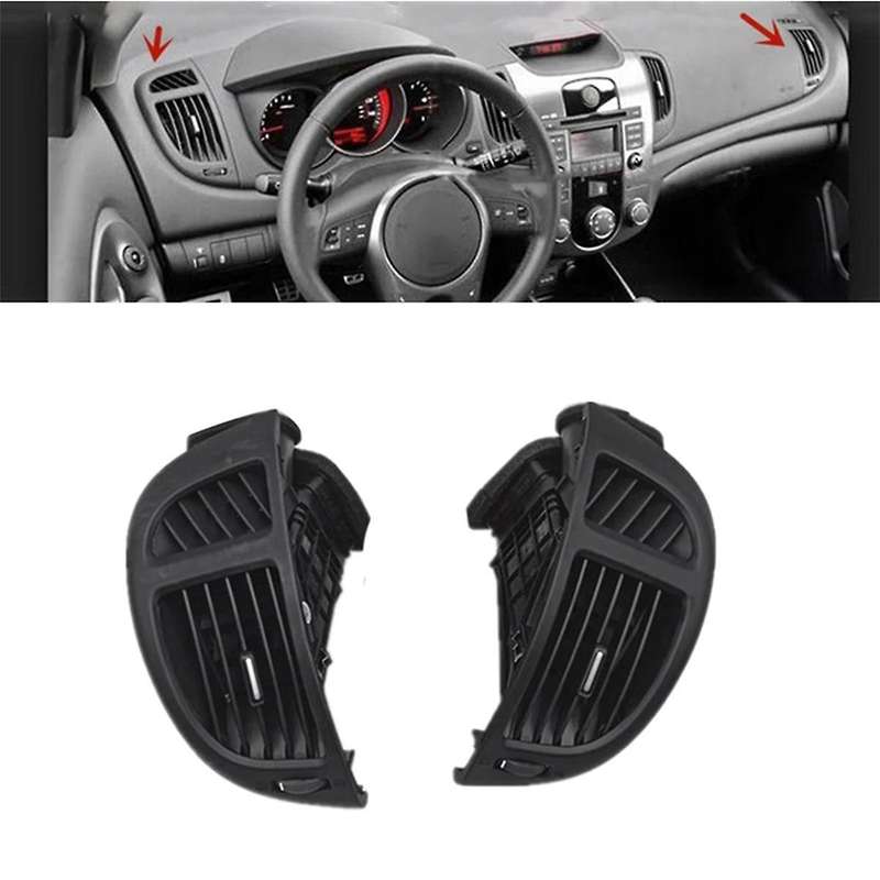 4PCS Front Duct Outlet Nozzle for 2009-2013 Forte Cerato 974801M100 / 974901M100 / 974401M100 / 974