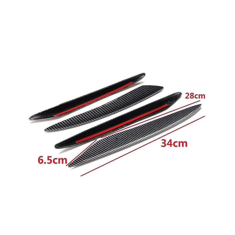 4pcs Front Bumper Fog Light Lip Splitter Grille Trim for E Class W213 E43 E63 2016-2020 Splitter Cov