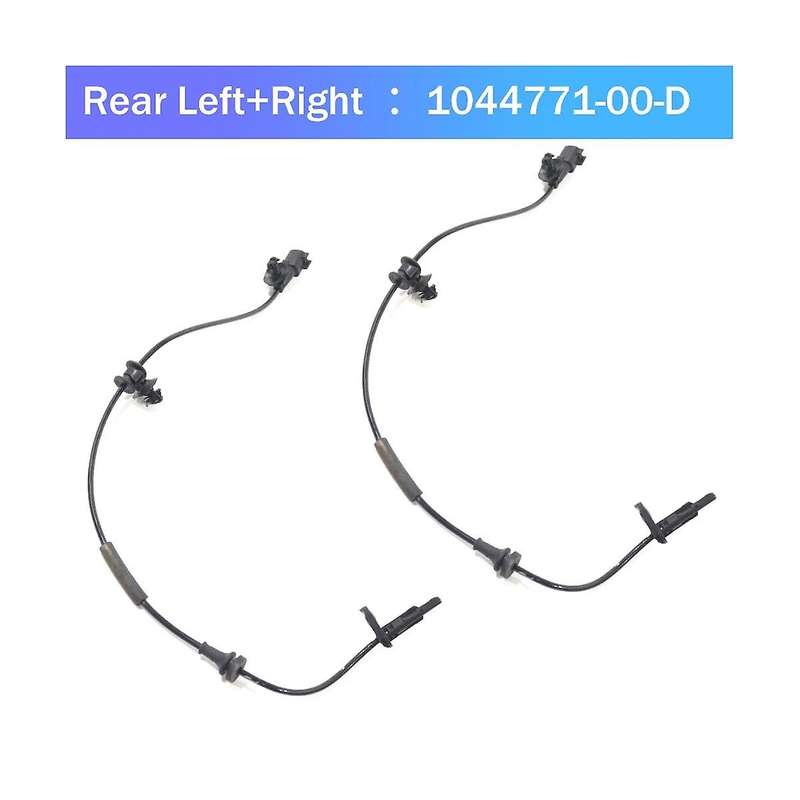 4pcs Front Rear Left+right Wheel Speed Sensor 1044761-00-e,1044771-00-d for 2017- Model Y 2019-
