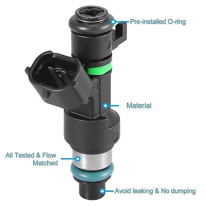 4pcs Fuel Injector H025241 for MK1 J10 MR20DE, III Fluence 2.0