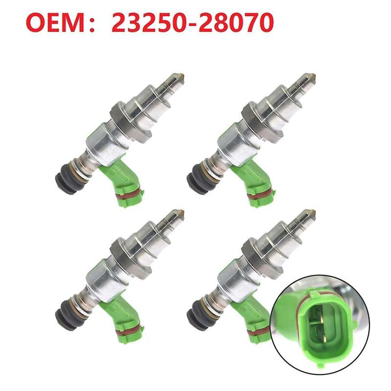 4Pcs Fuel Injector Nozzle 23250-28070 Car Vehicle Engine Parts for 2003-2008 -4 Avensis 2AZFSE 2.4L