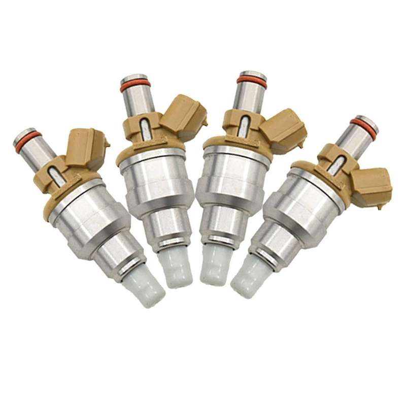 4pcs Fuel Injector Nozzle for Miata 195500-2180 for Favor Sephia Mercury 8L L4 1955002180