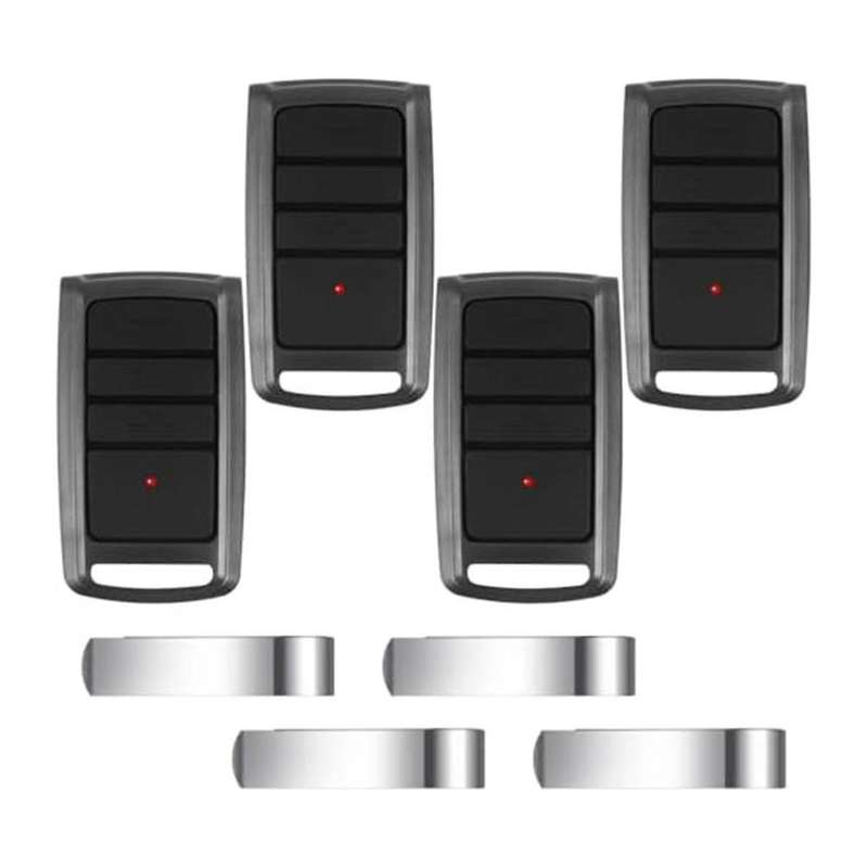 4pcs Garage Door Remote Compatible with O3t-bx O3t-a 315/390mhzseek,dual Frequency Universal Garage