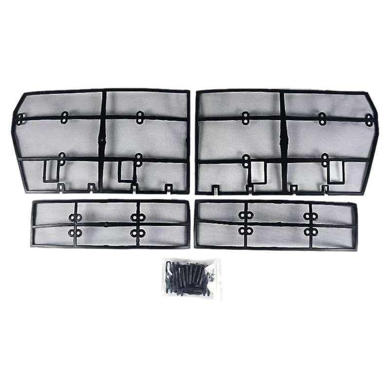 4pcs Grille Insect Screening Mesh Front Grille Net for Land Cruiser Prado 2018 2019 150 Accessories
