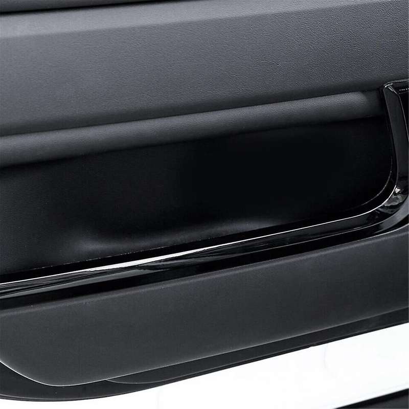 4pcs Glossy Black ABS Car Inner Door Decoration Strip Trim for Sport 2014-2022