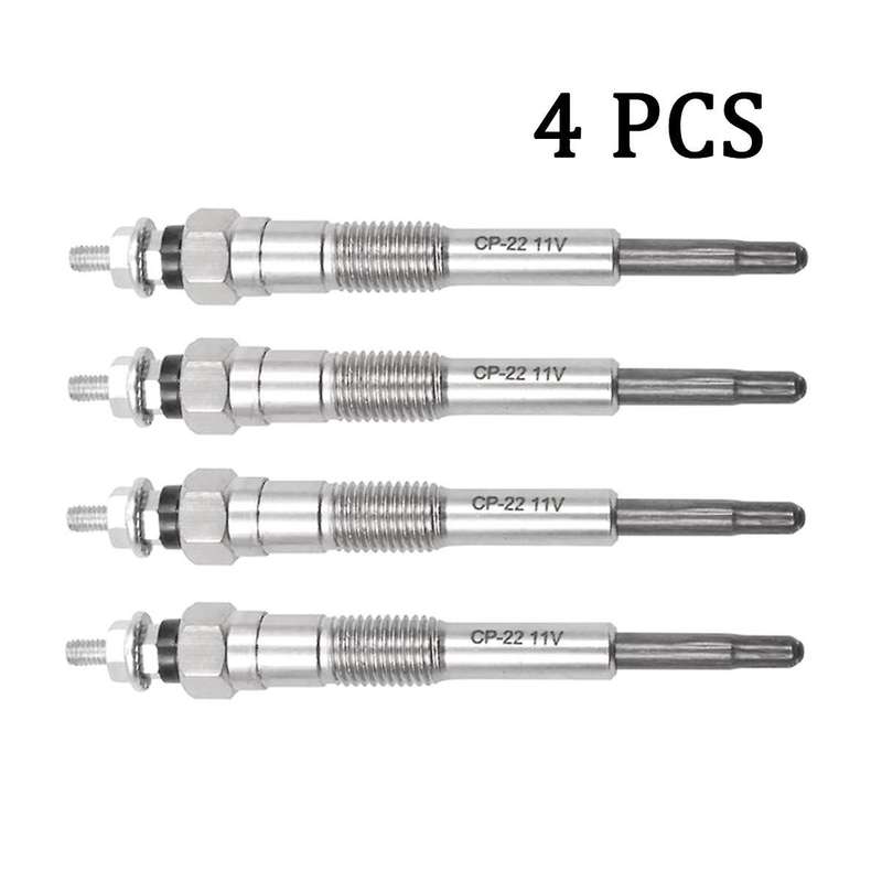 4PCS Glow Plugs Heater for 1KZ-TE Prado 3.0 LTR 1996-2012 19850-67030 19850-67020 CP22