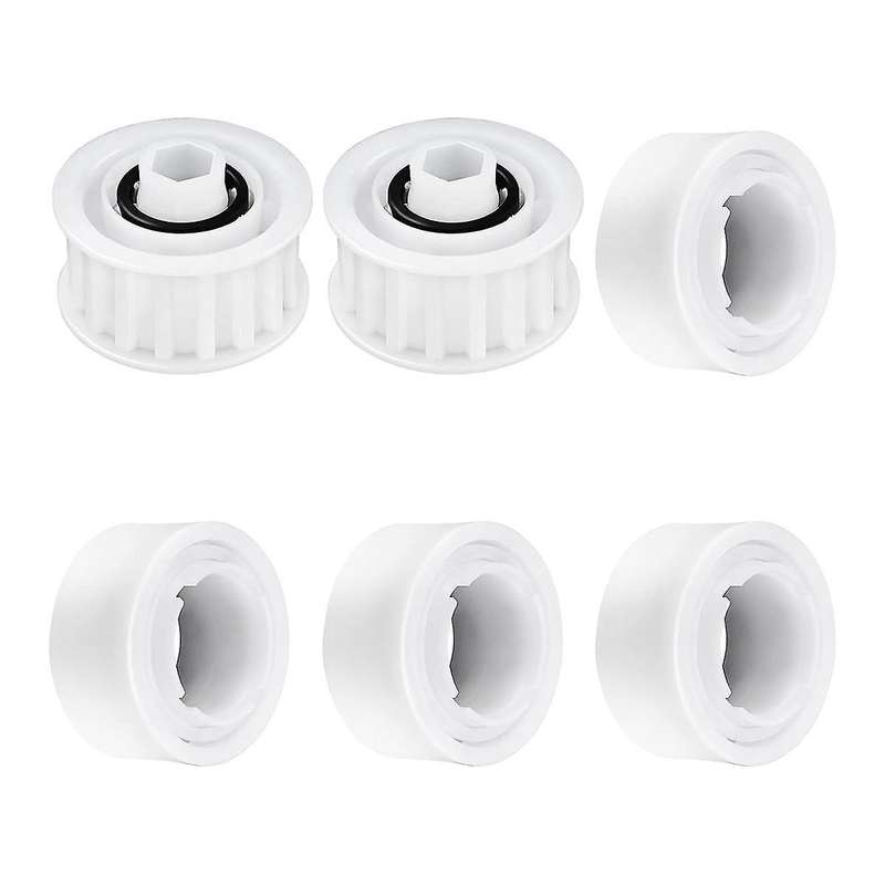 4pcs Guide Wheels with 2 Pully Gears,part Numbe 3884997-r6,for Dolphin Cc Plus Premier Pool Cleaner