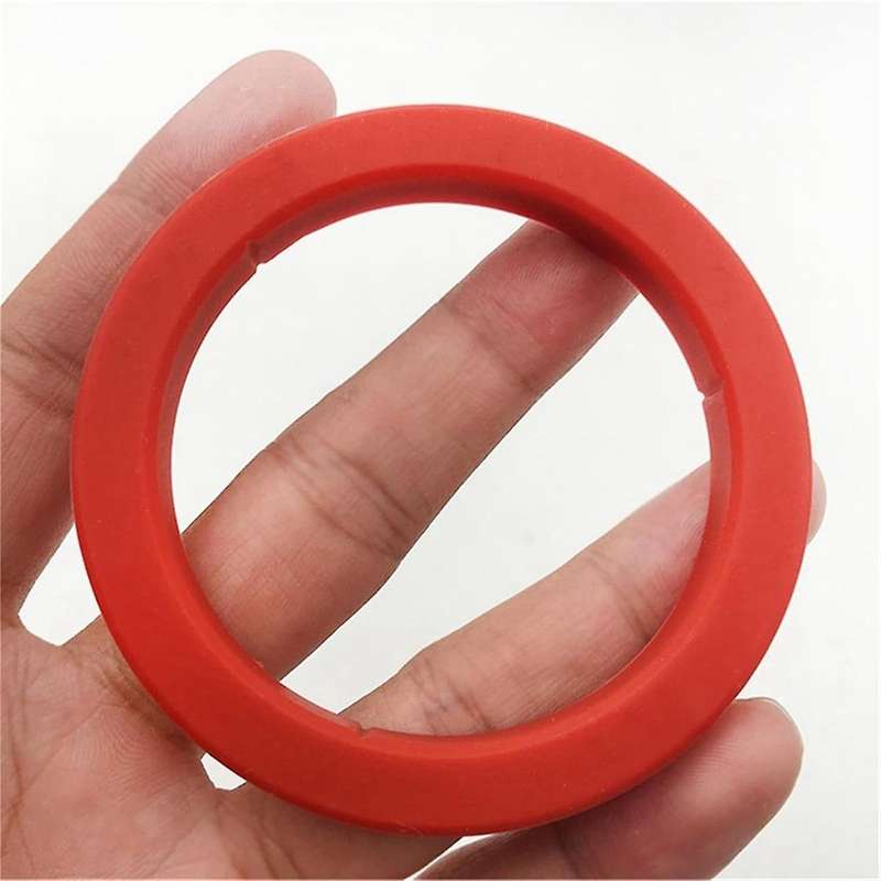 4Pcs Grouphead Gasket 8mm for E61 Espresso Coffee Machine - Red Silicone Ring Compatible for EXPOBAR