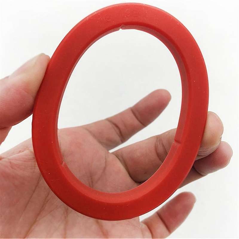 4Pcs Grouphead Gasket 8mm for E61 Espresso Coffee Machine - Red Silicone Ring Compatible for EXPOBAR