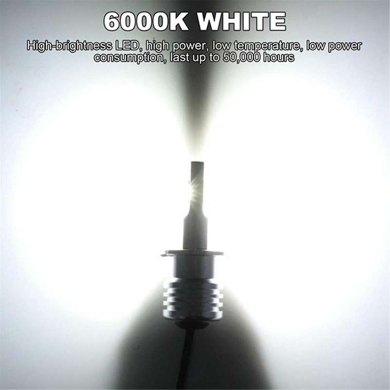 4Pcs H3 Super Bright LED Headlight Fog Light Driving Lamp Bulb Kit 6000K White 10W