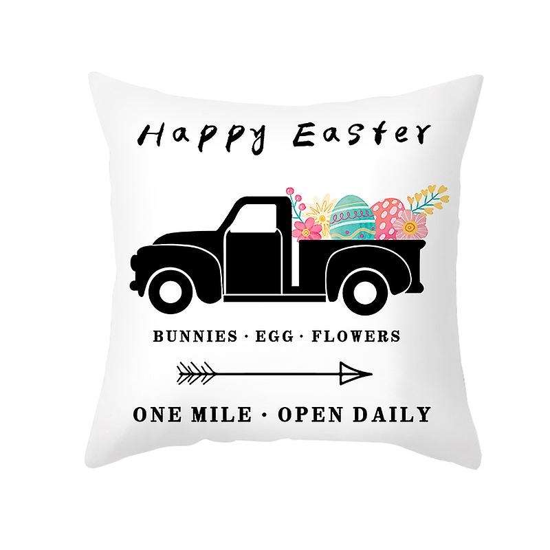 4Pcs Happy Easter Decoration for Home Easter Rabbit Eggs Pillowcase Bunny Easter Party Decor Suppli