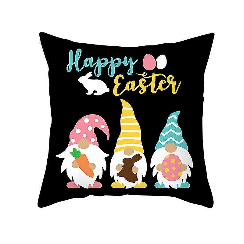 4Pcs Happy Easter Decoration for Home Easter Rabbit Eggs Pillowcase Bunny Easter Party Decor Suppli