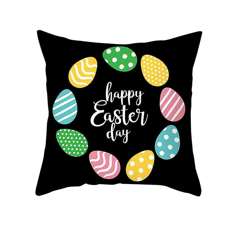 4Pcs Happy Easter Decoration for Home Easter Rabbit Eggs Pillowcase Bunny Easter Party Decor Suppli