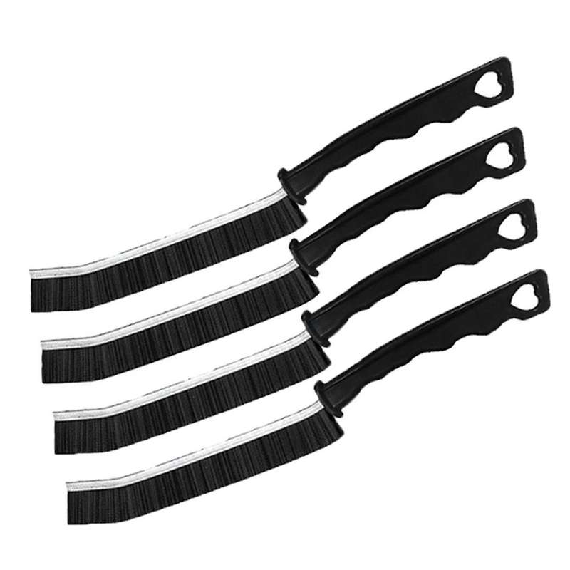 4Pcs Hard Bristle Crevice Cleaning Brush Prime Premium Grade Crevice Cleaning Brush, Durable Bathroo