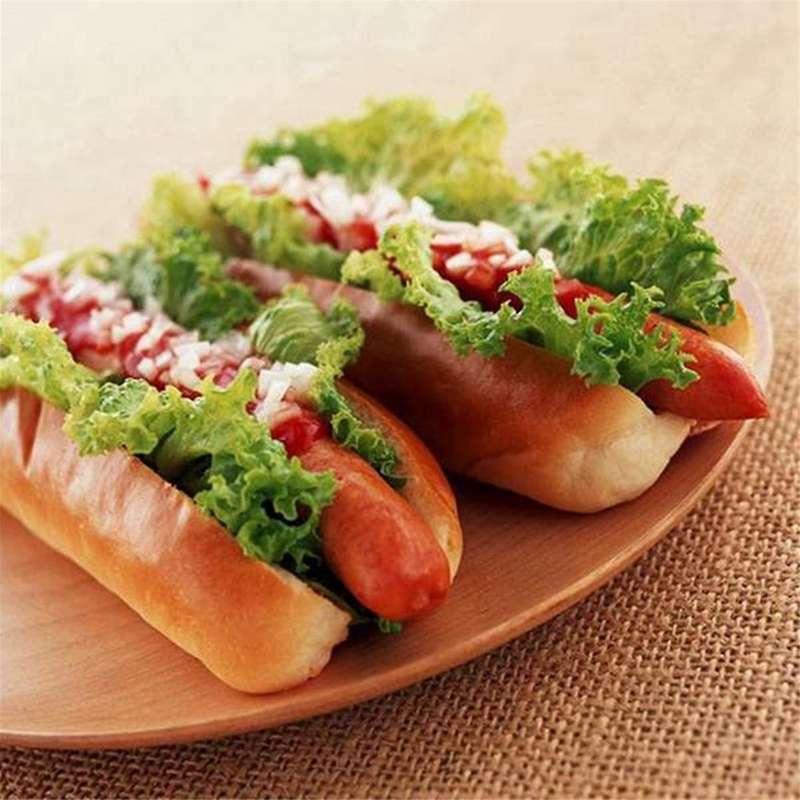 4pcs Hot Dog Mold, Bread Non-stick Toast Mold for Oven Baking, Steel Hotdog-shaped Cake Pan Baking M