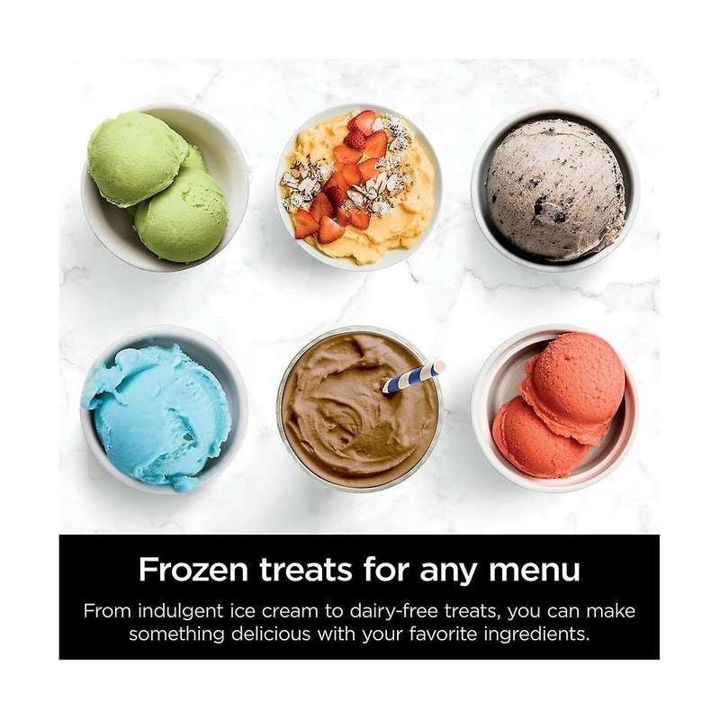 4PCS Ice Cream Pints with Lids for Ninja NC299AMZ & NC300S Series Creami Ice Cream Makers for Ninja