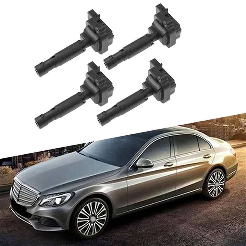 4pcs Ignition Coil 0001501580 A0001501580 for C-class W203 Clk C209 W211 E-class
