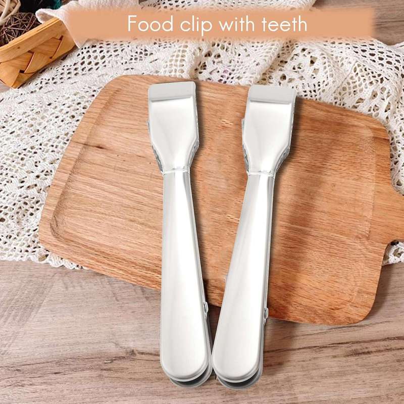 4pcs Ice Tongs Stainless Steel Serving Tongs with Teeth for Ice Bucket Ice Tongs with Springs for R