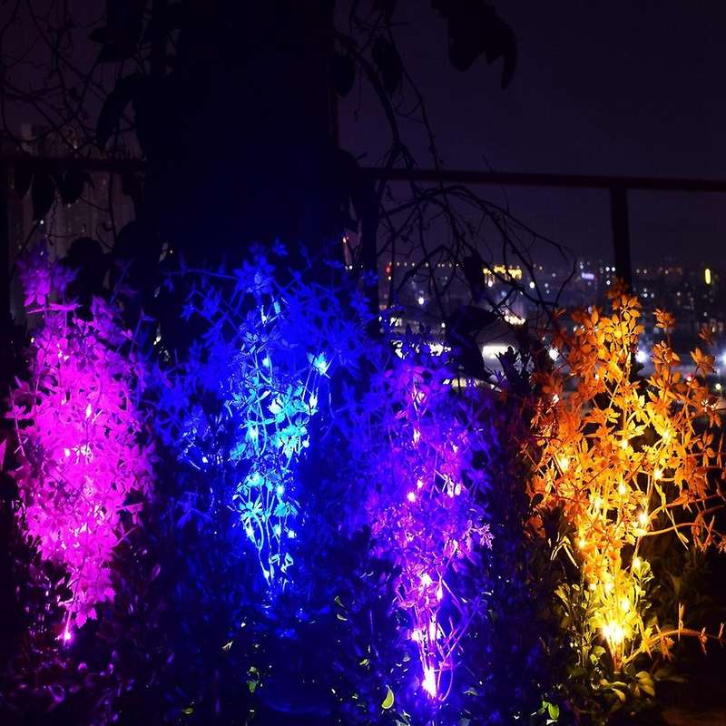 4Pcs Imitated Plant Solar Lamp Garden LED Solar Light Outdoor Lamp Adornment