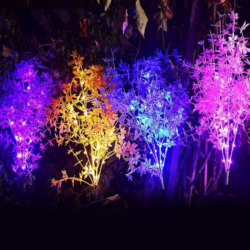 4Pcs Imitated Plant Solar Lamp Garden LED Solar Light Outdoor Lamp Adornment