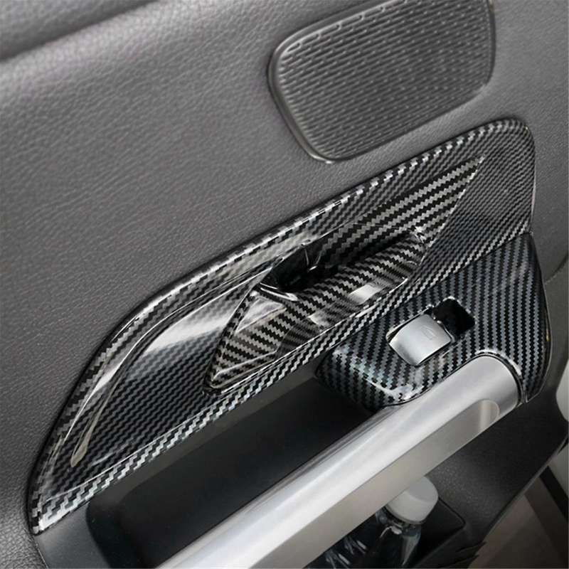 4pcs Inner Door Handle Bowl Frame Trim Stickers for - /gla/eqa/eqb-class X247 200 250 35amg 2020-20