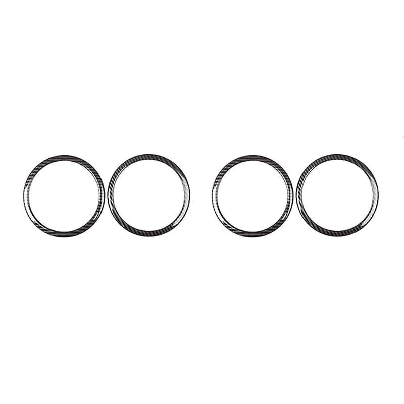 4PCS Inner Door Speaker Tweeter Ring Cover Door Speaker Cover Trim for A90 2018-2021