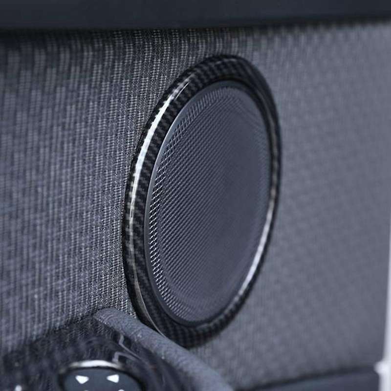 4PCS Inner Door Speaker Tweeter Ring Cover Door Speaker Cover Trim for A90 2018-2021