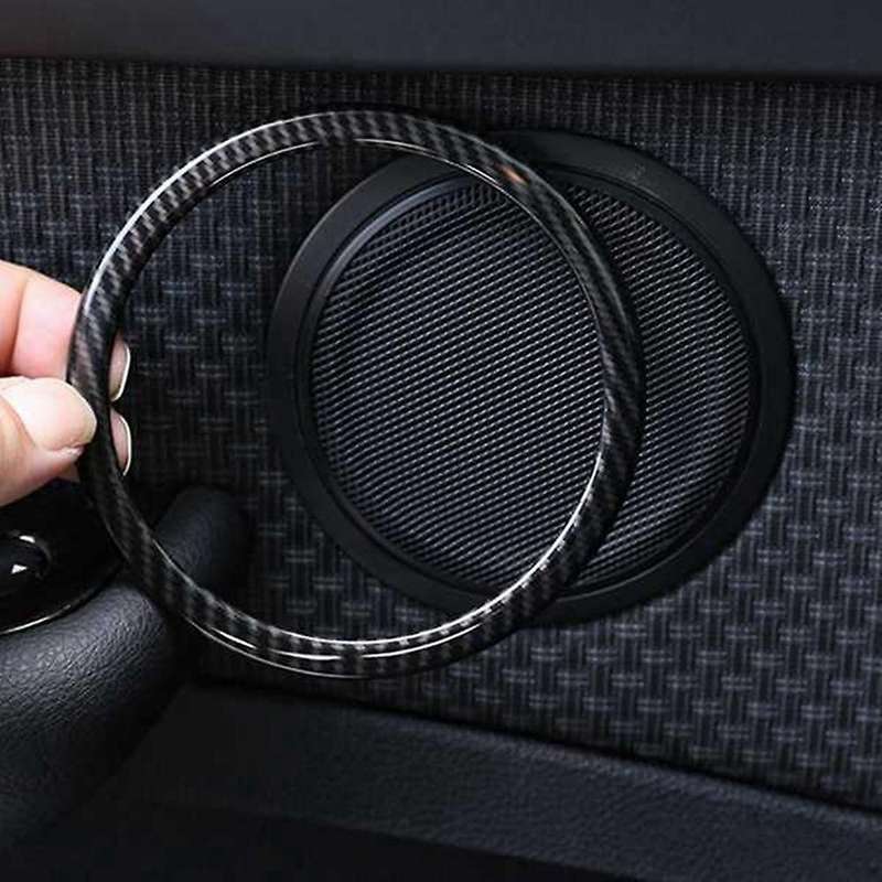 4PCS Inner Door Speaker Tweeter Ring Cover Door Speaker Cover Trim for A90 2018-2021