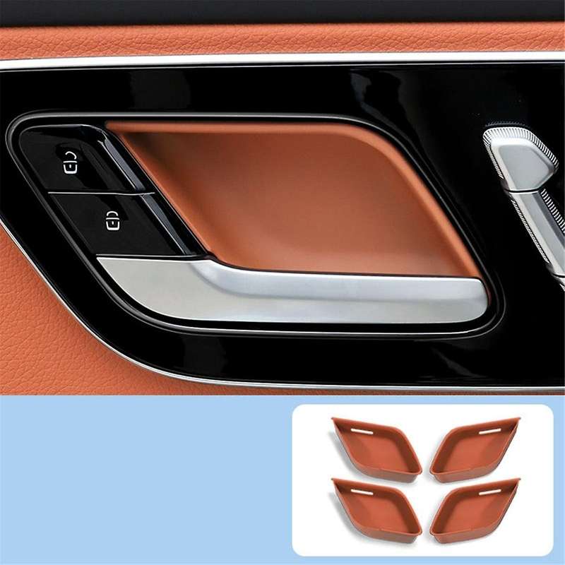 4Pcs Inner Door Handle Bowl Cover Trim for C E W214 S W223 GLC EQE EQS-Class 2021-2024 Interior Moul